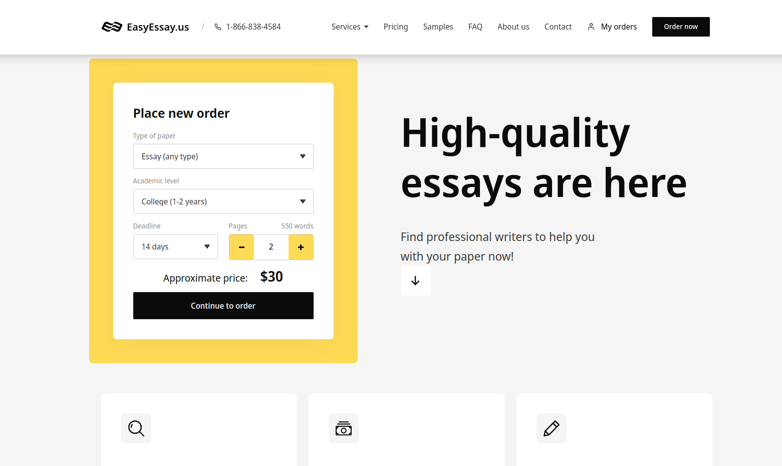 EasyEssay.us: Best Admission Essay Writing Service