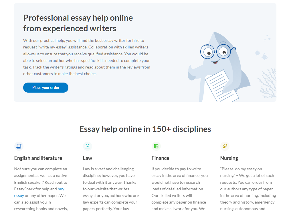 essayshark for writers