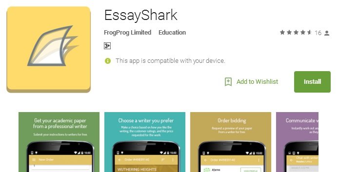 essayshark app for android