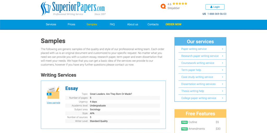 superiorpapers.com paper writing