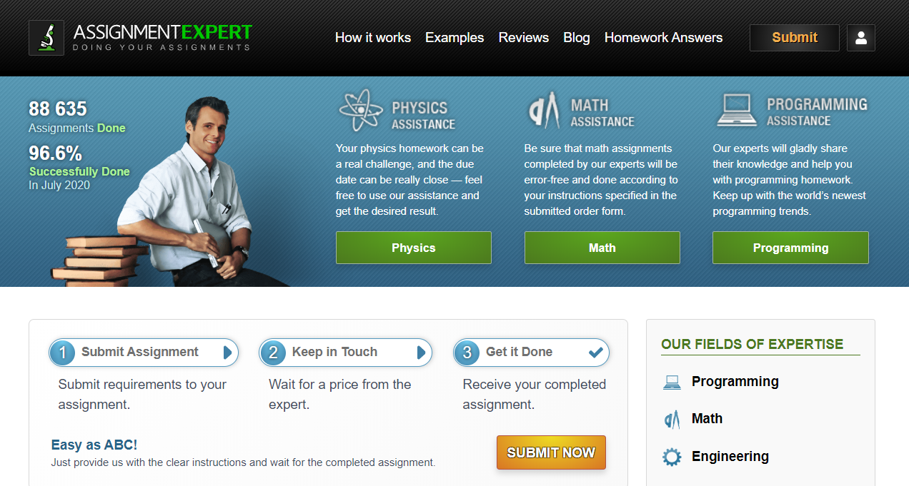 Assignment expert prices