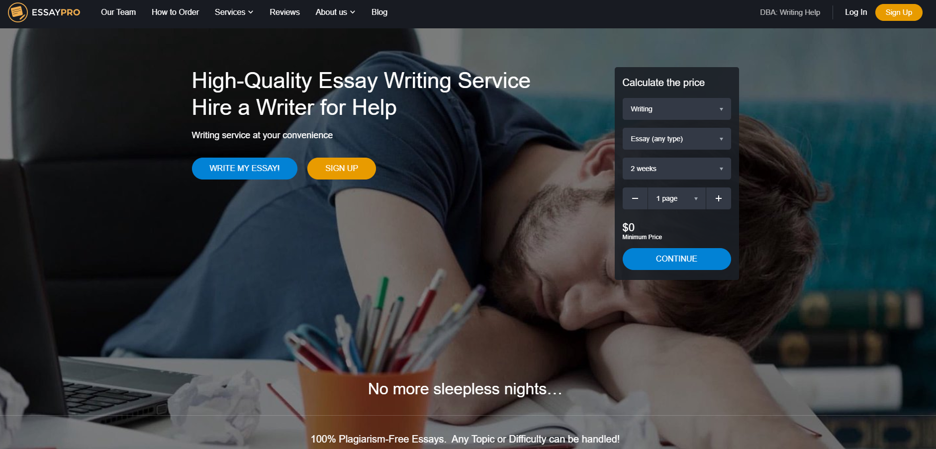 website that types essays for you