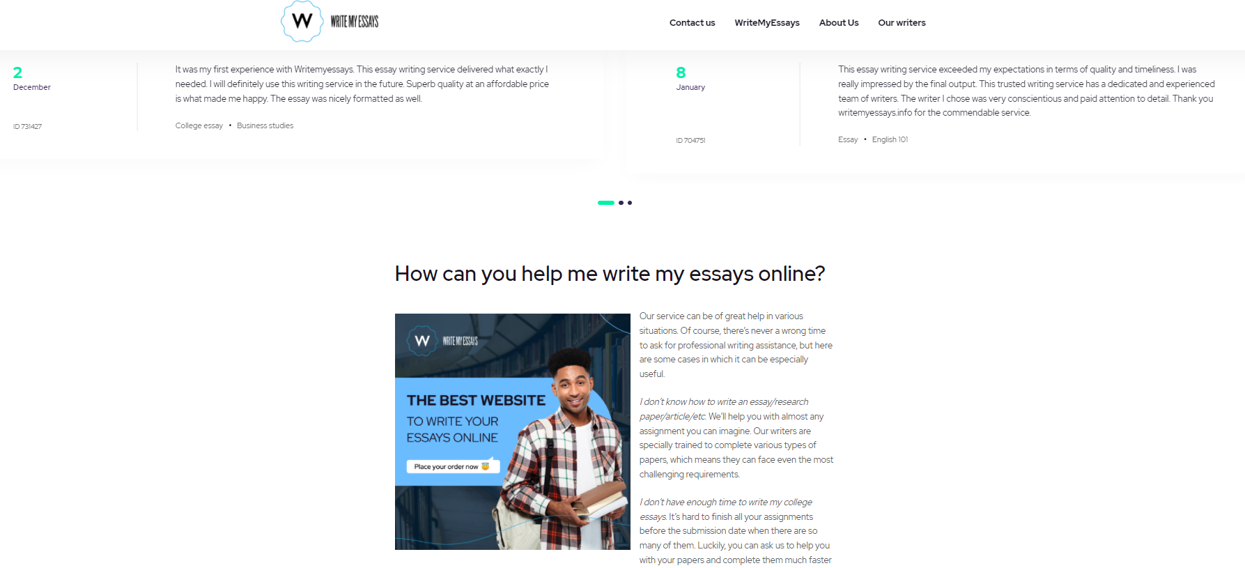 Top 10 Websites To Look For essay writers service