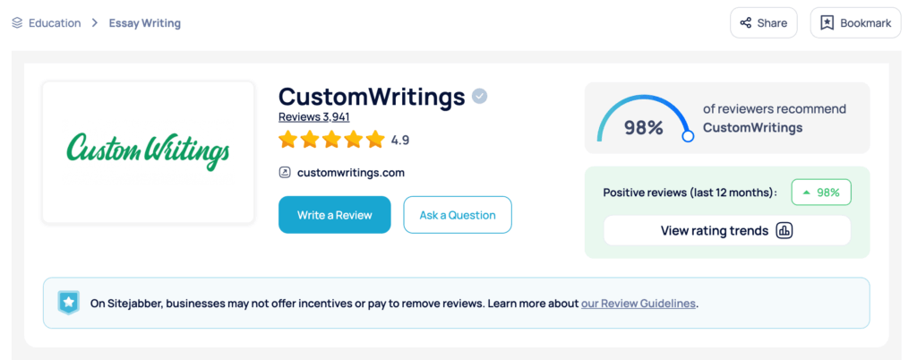 sitejabber customwritings